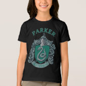 Harry Potter | スリザリン・クレスト グリーン トライブレンドTシャツ (正面)