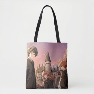 HARRY POTTER™ ハーマイオニーとロン ホグワーツ™ アニメシーン トートバッグ