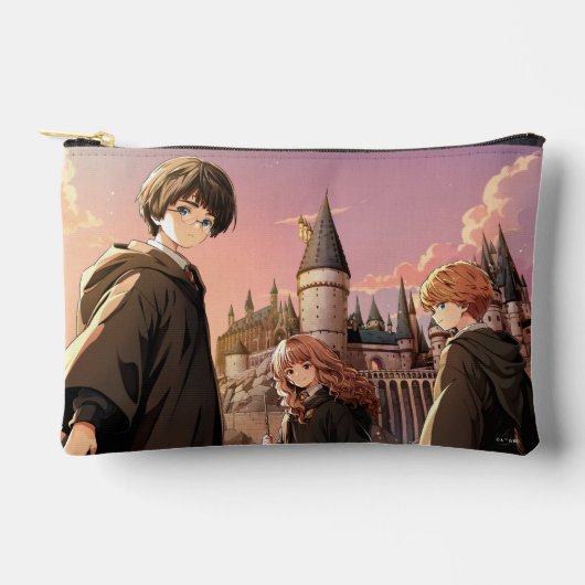 HARRY POTTER™ ハーマイオニーとロン HOGWARTS™ アニメシーン アクセサリーポーチ (正面)