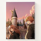 HARRY POTTER™ ハーマイオニーとロン HOGWARTS™ アニメシーン ノートブック (裏面)