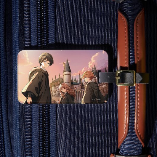 HARRY POTTER™ ハーマイオニーとロン HOGWARTS™ アニメシーン ラゲッジタグ (正面インサイチュ4)