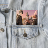 HARRY POTTER™ ハーマイオニーとロン HOGWARTS™ アニメシーン 缶バッジ (インサイチュ)