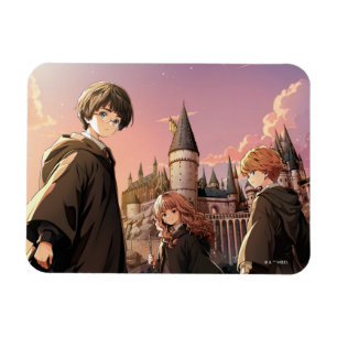 HARRY POTTER™ ハーマイオニー&ロン ホグワーツ™ アニメシーン マグネット