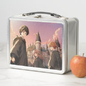HARRY POTTER™ ハーマイオニー&ロン ホグワーツ™ アニメシーン メタルランチボックス (インサイチュ)