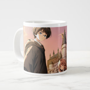 HARRY POTTER™ ハーマイオニー&ロン HOGWARTS™ アニメシーン ジャンボコーヒーマグカップ