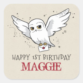 Harry Potter | ヘドウィグ特別郵便 誕生日 スクエアシール