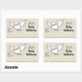 HARRY POTTER™ベビーシャワーギフトブックプレート 長方形シール (シート)