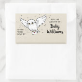 HARRY POTTER™ベビーシャワーギフトブックプレート 長方形シール (バッグ)