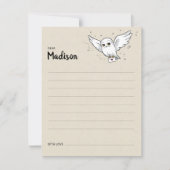 HARRY POTTER™ベビーシャワー時間カプセルノート ノートカード (正面)