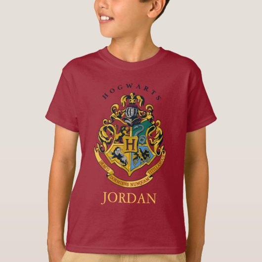 Harry Potter | ホグワーツの紋章 - フルカラー Tシャツ (正面)