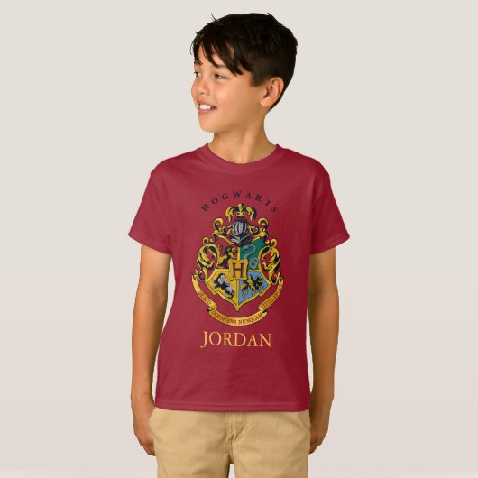 Harry Potter | ホグワーツの紋章 - フルカラー Tシャツ (正面フル)