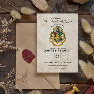 Harry Potter ホグワーツの紋章 誕生日 招待状