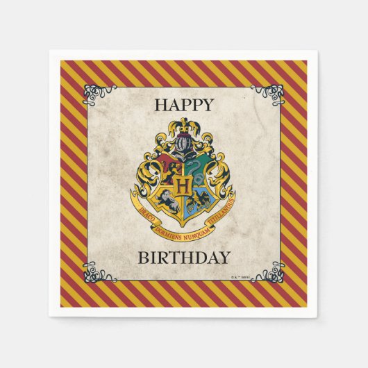Harry Potter | ホグワーツの誕生日 スタンダードカクテルナプキン (正面)