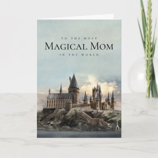 Harry Potter ホグワーツ城母の日 カード (正面)
