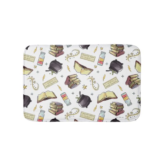 HARRY POTTER™呪文・書籍パターン バスマット (正面)