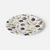 HARRY POTTER™呪文・書籍パターン ペーパープレート (アングル)