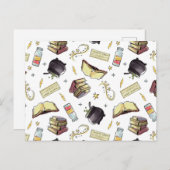 HARRY POTTER™呪文・書籍パターン ポストカード (正面/裏面)