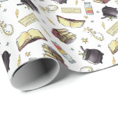 HARRY POTTER™呪文・書籍パターン ラッピングペーパー (ロールコーナー)