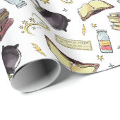 HARRY POTTER™呪文・書籍パターン ラッピングペーパー (ロールコーナー)