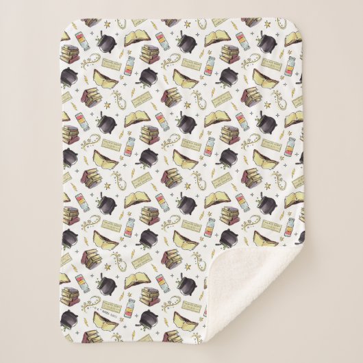 HARRY POTTER™魔法と書籍のパターン シェルパブランケット (正面)