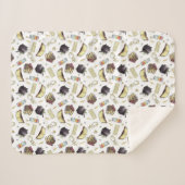 HARRY POTTER™魔法と書籍のパターン シェルパブランケット (正面(横))