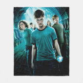 HARRY POTTER AND THE ORDER OF THE PHOENIX™ ブルー フリースブランケット (正面)