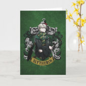 HARRY POTTER™ | Anime Draco Malfoy House Crest カード (黄色い花)