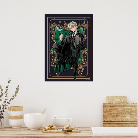HARRY POTTER™ | Anime Draco Malfoy Seated ポスター (キッチン)