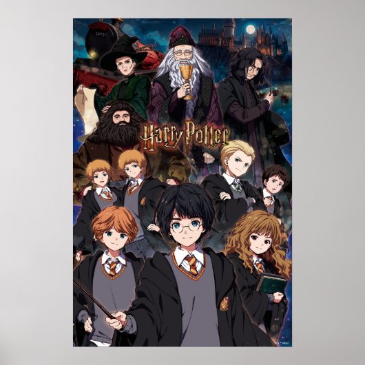 HARRY POTTER™ Anime Ensemble Scene ポスター (正面)