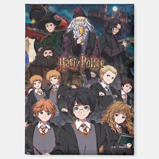 HARRY POTTER™ Anime Ensemble Scene マグネット (正面)