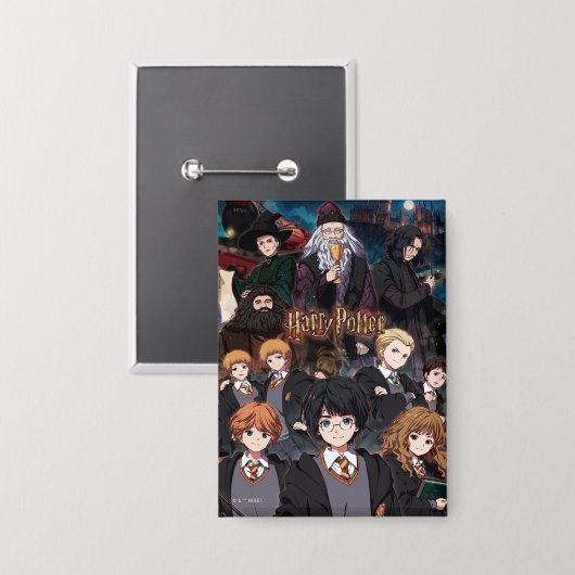 HARRY POTTER™ Anime Ensemble Scene 缶バッジ (正面/裏面)