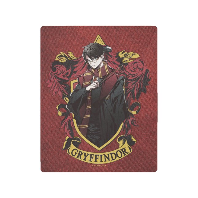 HARRY POTTER™ | Anime HARRY POTTER™ Crest メタルプリント (正面)