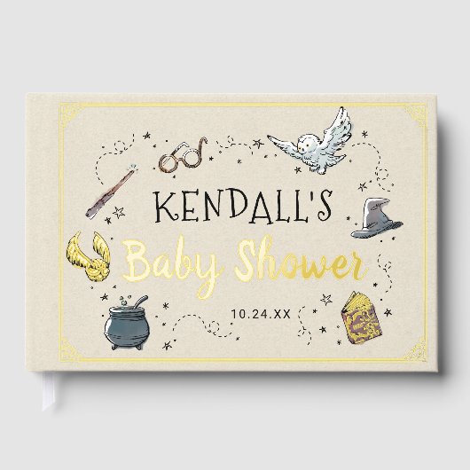 Harry Potter Baby Shower Invitation ゲストブック (正面)