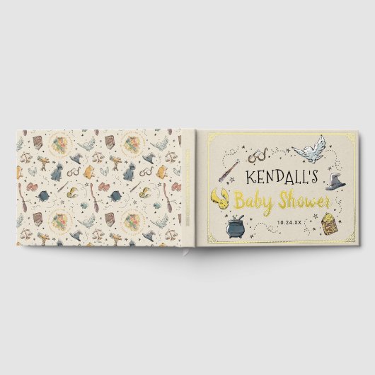 Harry Potter Baby Shower Invitation ゲストブック (全面)