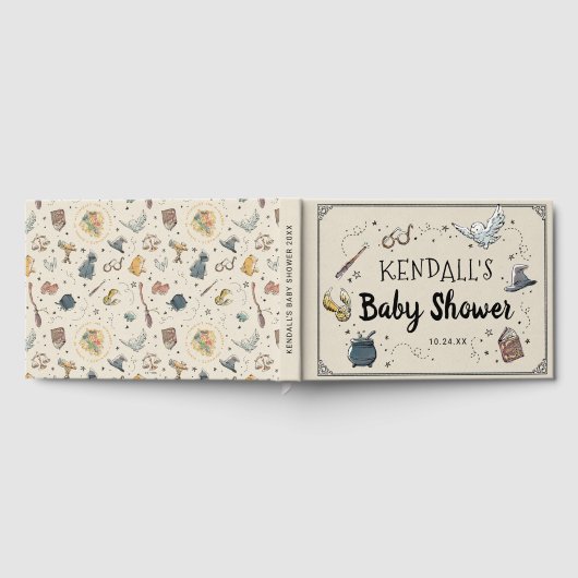 Harry Potter Baby Shower Invitation ゲストブック (全面)