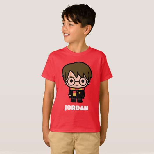 Harry Potter Cartoon Character Art Tシャツ (正面フル)
