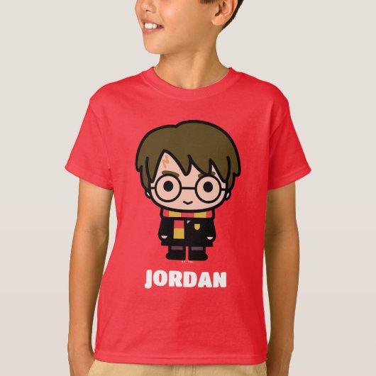 Harry Potter Cartoon Character Art Tシャツ (正面)