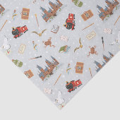 Harry Potter Cartoon Hogwarts Pattern 薄葉紙 (詳細)