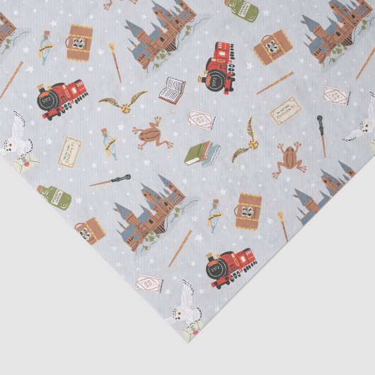 Harry Potter Cartoon Hogwarts Pattern 薄葉紙 (詳細)