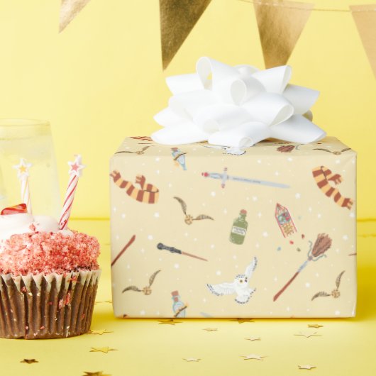 Harry Potter Cartoon Pattern ラッピングペーパー (誕生日パーティー)