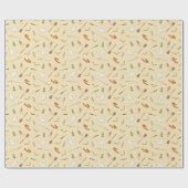 Harry Potter Cartoon Pattern ラッピングペーパー (フラット)