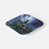 Harry Potter Castle | Moonlit Hogwarts ペーパープレート (傾斜あり)