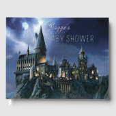 Harry Potter Castle | Moonlit Hogwarts Baby Shower ゲストブック (正面)