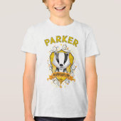 Harry Potter | Charming HUFFLEPUFF™ Crest トライブレンドＴシャツ (正面)