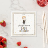 Harry Potter Chibi Draco Malfoy Wizard Baby Shower スタンダードカクテルナプキン (インサイチュ)