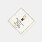 Harry Potter Chibi Draco Malfoy Wizard Baby Shower スタンダードカクテルナプキン (角)