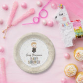 Harry Potter Chibi Draco Malfoy Wizard Baby Shower ペーパープレート (パーティー)