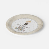 Harry Potter Chibi Draco Malfoy Wizard Baby Shower ペーパープレート (アングル)