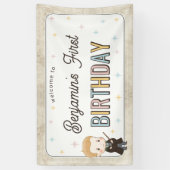 Harry Potter Chibi Draco Malfoy Wizard Birthday 横断幕 (縦)