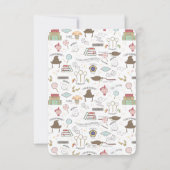 Harry Potter Chibi Hermione Wizard Baby Shower サンキューカード (裏面)